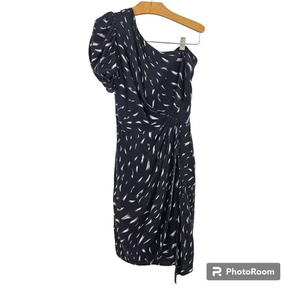 blue dress for baby girl IRO Bustle Long Sleeve Wrap Dress in Blue – Order Of Style main image 1